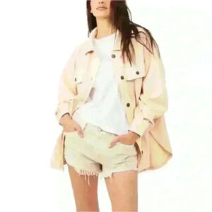 NWT Free People Sunrise Sweetheart Ruby Shacket